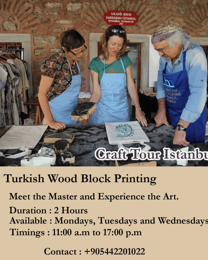 Wood Block Printing and Turkish Textile Designs Workshop