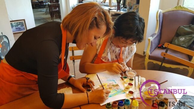 Ottoman Miniature Watercolor Paintings Workshop