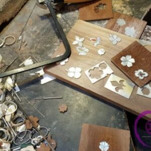 Mother of Pearl Wood Inlay Sedef Art Workshop Istanbul