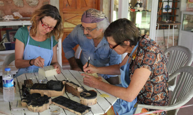 Wood Block Printing and Turkish Textile Designs Workshop