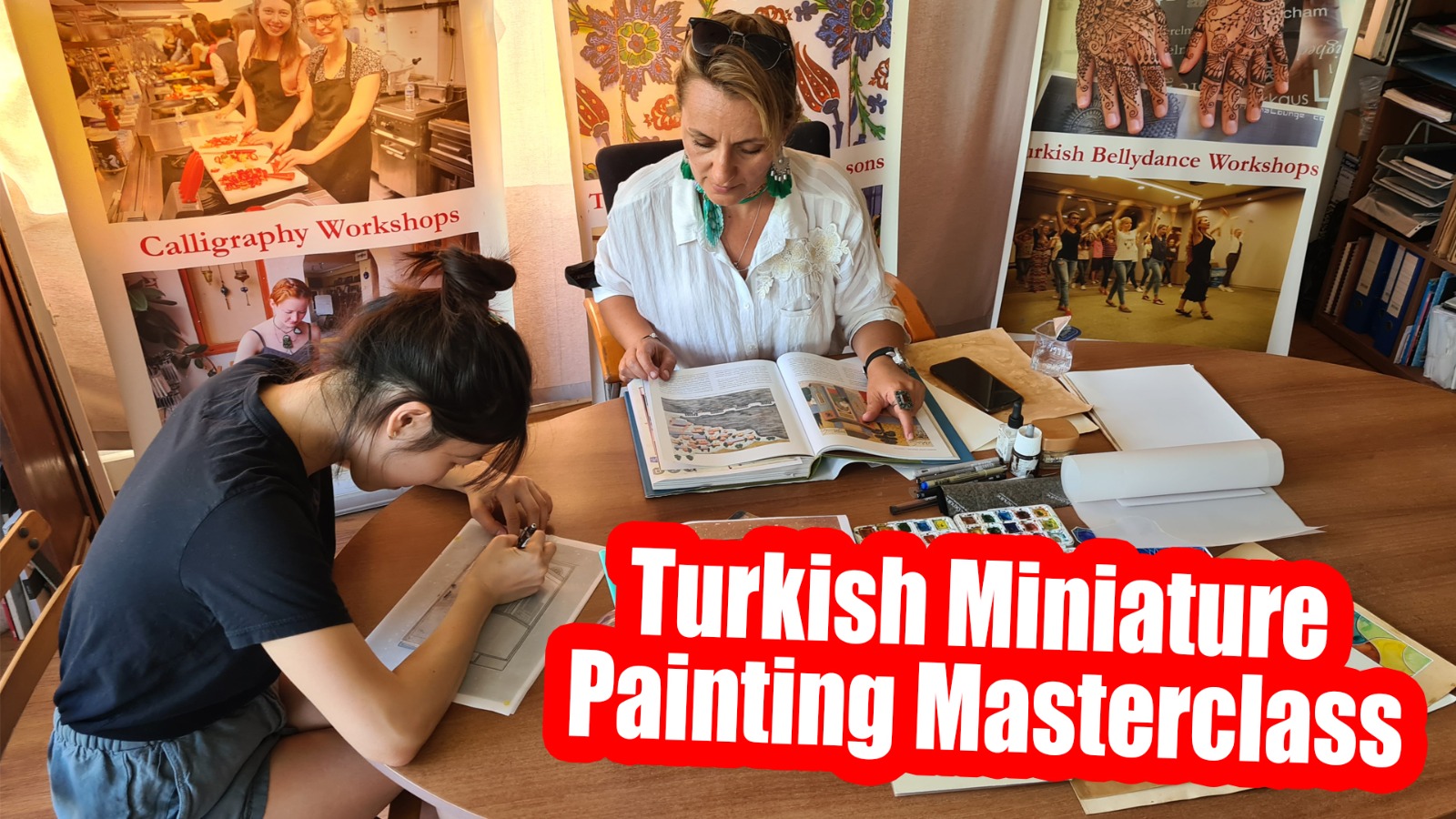 Turkish Miniature Painting Masterclass in Istanbul