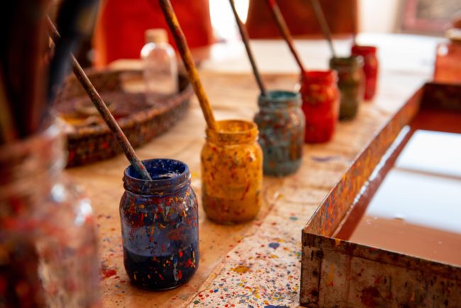 ebru marbling art workshop masterclass in istanbul