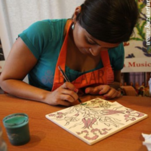 Искусство традиционной турецкой росписи керамики и изразцов
