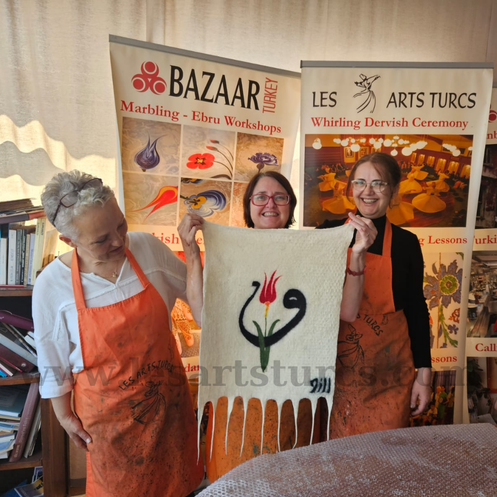 A Great Felting Workshop in Istanbul With Les Turcs Arts