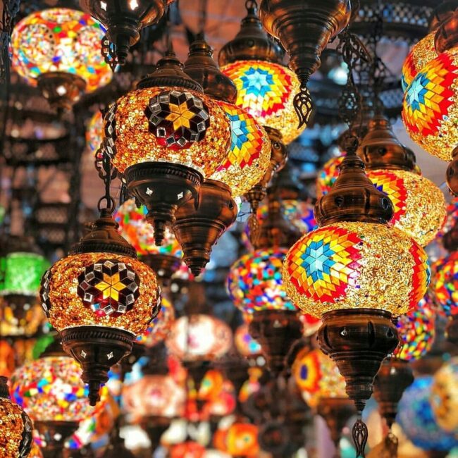 ottoman turkish mosaic lamp workshop sultanahmet istanbul