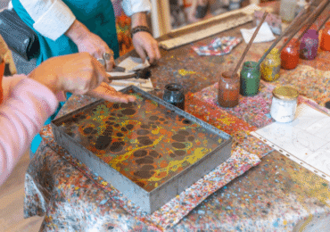 arte della marmorizzazione turca