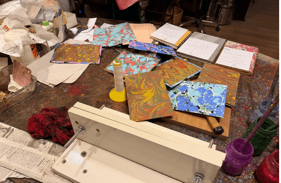 Turkish Bookbinding Workshop in Istanbul