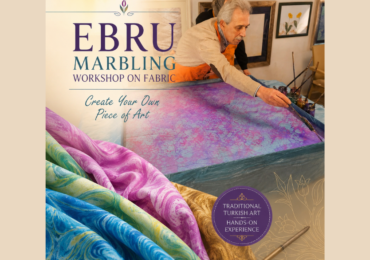 Fabric Ebru Workshop at Les Arts Turcs